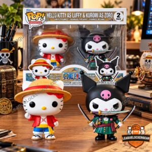 One Piece x Sanrio Hello Kitty as Luffy and Kuromi as Zoro Funko Pop 2-Pack Figure - photo 2