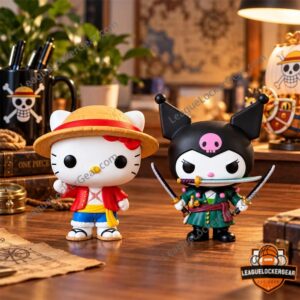 One Piece x Sanrio Hello Kitty as Luffy and Kuromi as Zoro Funko Pop 2-Pack Figure - photo 3
