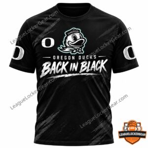Oregon Ducks Back In Black 2026 T-Shirt - photo 2