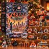 Philadelphia Flyers 2026 Christmas Advent Calendar - front box with holiday collectibles