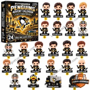 Pittsburgh Penguins 2026 Advent Calendar - box and 24 mini hockey charms