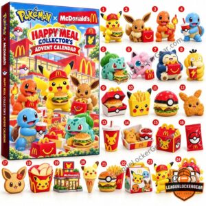 Pokémon x McDonald's Happy Meal Collector's Advent Calendar - front and side box view