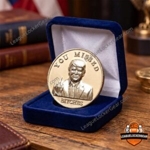 Ron DeSantis Donald Trump You Missed Bitches Challenge Coin - photo 2