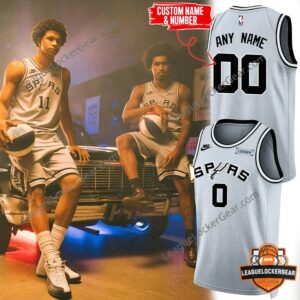 San Antonio Spurs Classic Edition Uniform Basketball Jersey - photo 2