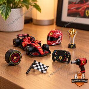 Scuderia Ferrari Rosso Corsa Collection 2026 Advent Calendar - numbered racing accessories display