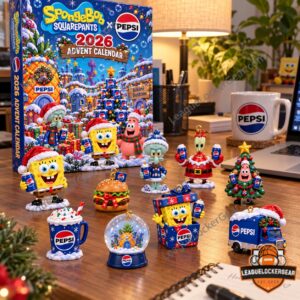 SpongeBob SquarePants x Pepsi 2026 Christmas Advent Calendar - Pepsi-themed holiday miniatures