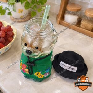 Starbucks Mr. Men Little Miss Bearista Glass Cold Cup Tumbler - photo 4