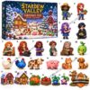 Stardew Valley Christmas 2026 Advent Calendar - front box artwork with snowy farm scene