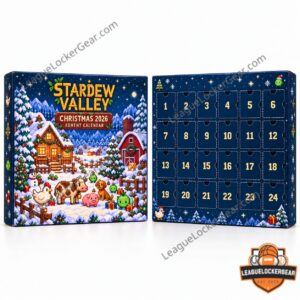 Stardew Valley Christmas 2026 Advent Calendar - numbered character figurines shown beside box