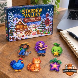 Stardew Valley Christmas 2026 Advent Calendar - pixel-art farm animals and character figures
