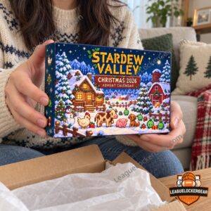 Stardew Valley Christmas 2026 Advent Calendar - full product collage with box and collectible designs