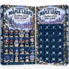 Toronto Maple Leafs Christmas 2026 Advent Calendar - box front with Leafs lineup and 24 navy doors