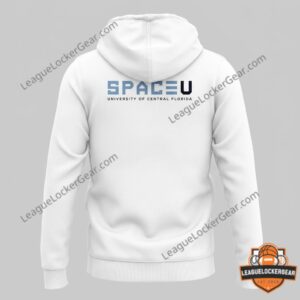 Back of the UCF hoodie with SPACE U University of Central Florida
