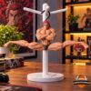 Yujiro Hanma Baki The Grappler Hanger Figure - front view on white display stand